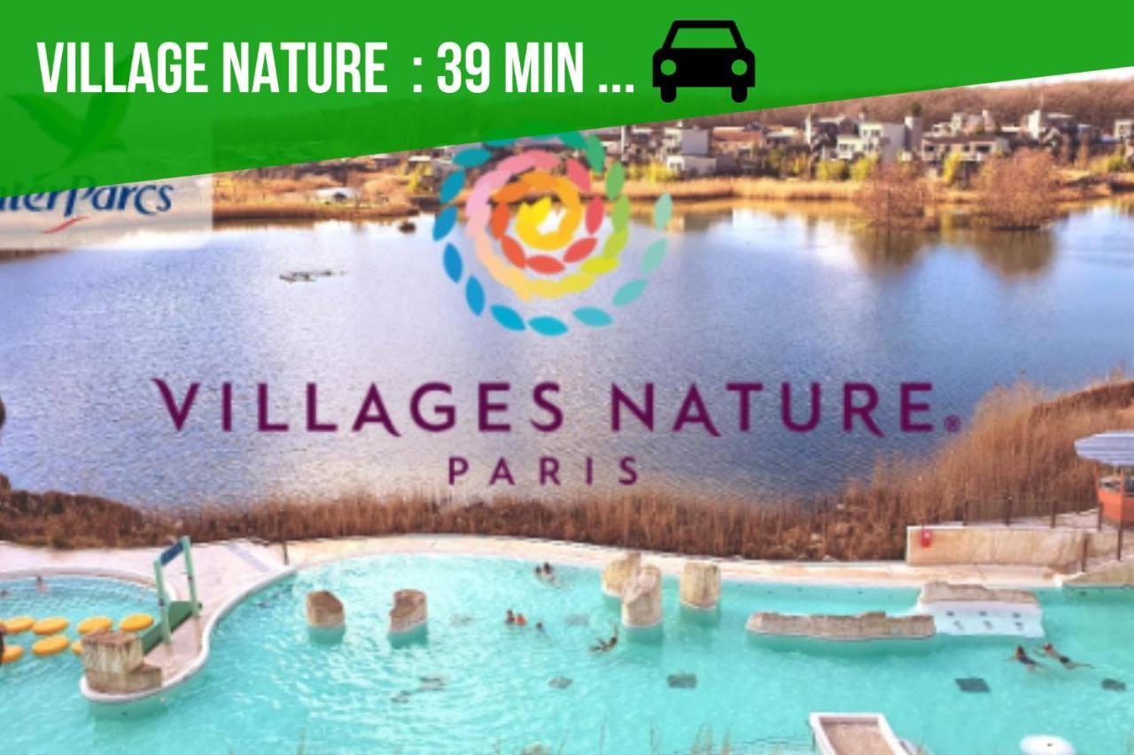 The Sunshine- Appart Cosy Proche Paris-Disney Avec Parking Prive Dans Residence Meaux Eksteriør bilde
