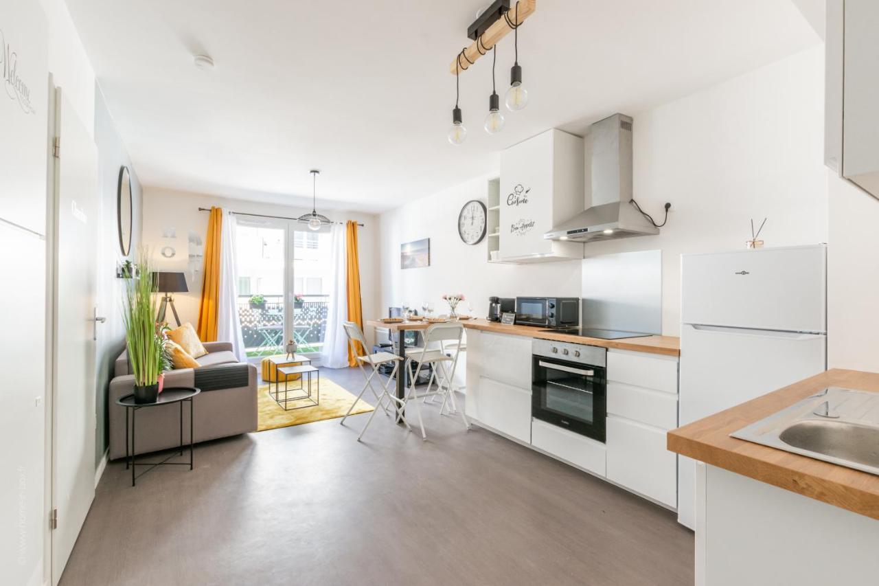 The Sunshine- Appart Cosy Proche Paris-Disney Avec Parking Prive Dans Residence Meaux Eksteriør bilde