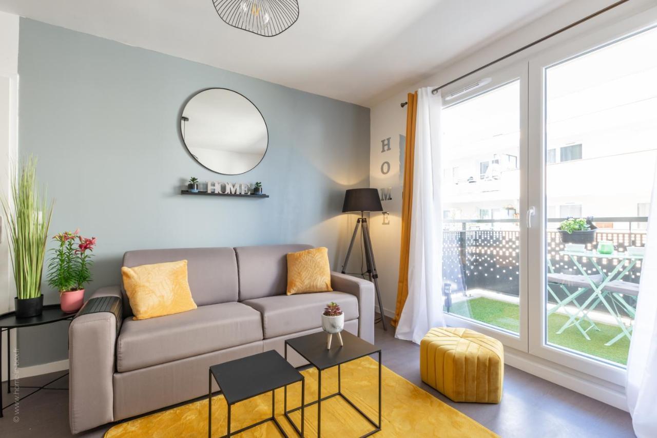 The Sunshine- Appart Cosy Proche Paris-Disney Avec Parking Prive Dans Residence Meaux Eksteriør bilde