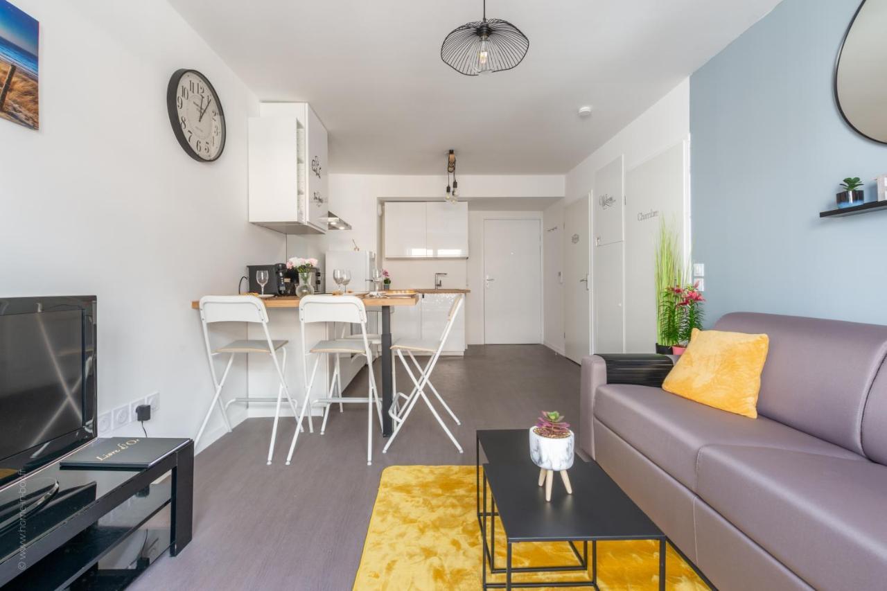 The Sunshine- Appart Cosy Proche Paris-Disney Avec Parking Prive Dans Residence Meaux Eksteriør bilde
