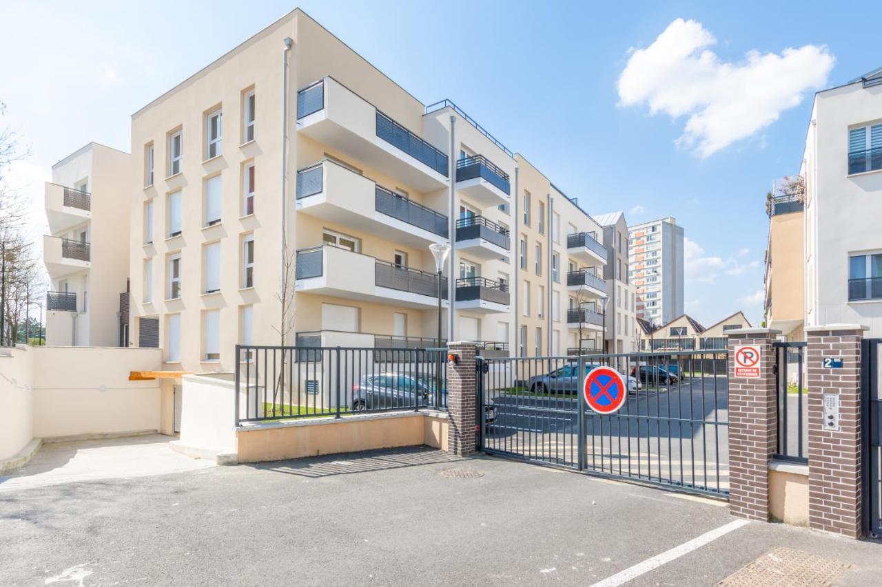 The Sunshine- Appart Cosy Proche Paris-Disney Avec Parking Prive Dans Residence Meaux Eksteriør bilde
