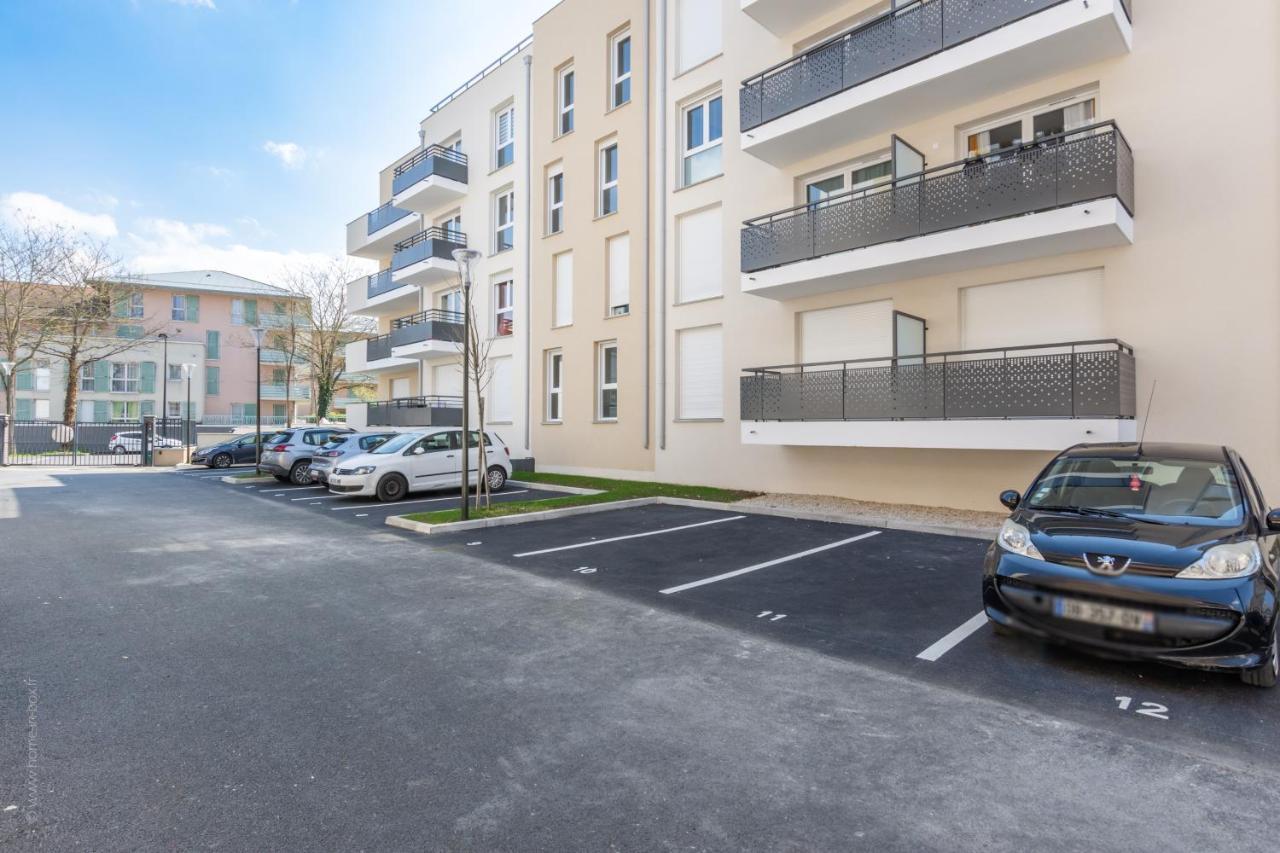 The Sunshine- Appart Cosy Proche Paris-Disney Avec Parking Prive Dans Residence Meaux Eksteriør bilde